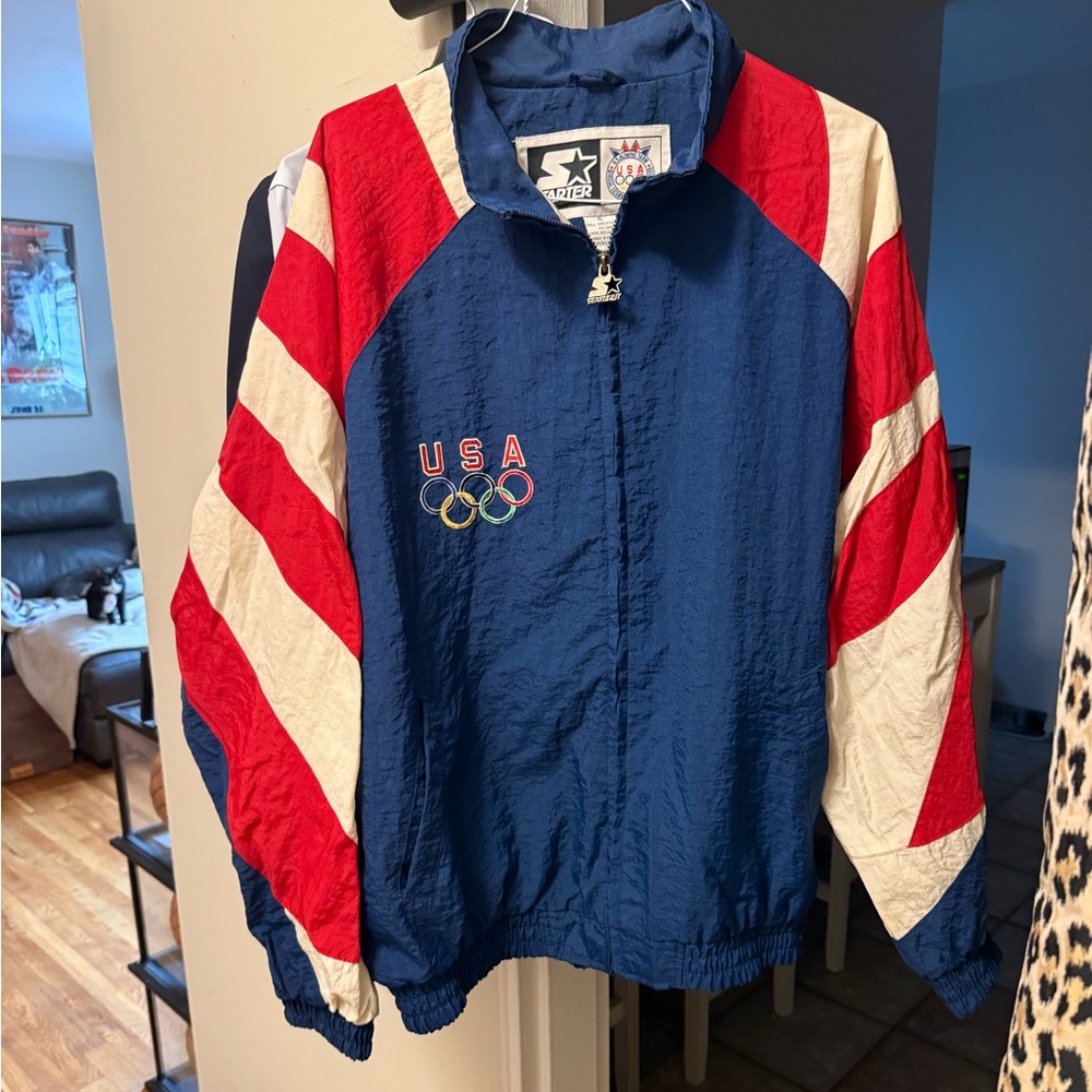STARTER Blue Olympic Jacket